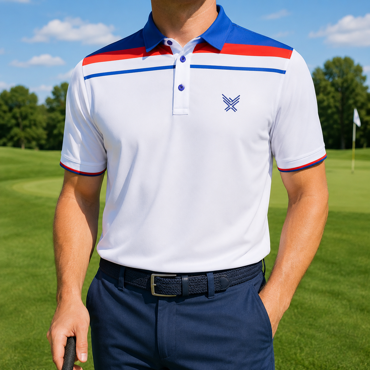 England '82 Retro Golf Polo