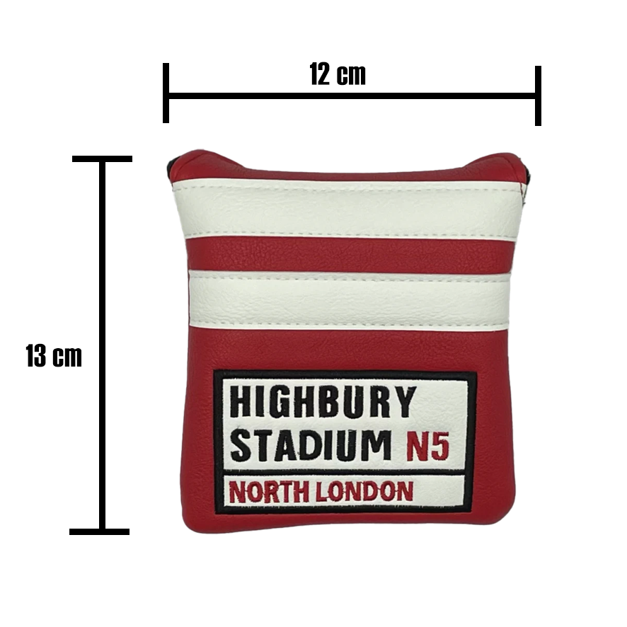 Arsenal Putter Arsenal (Highbury) Mallet Putter Cover – ELG Golf