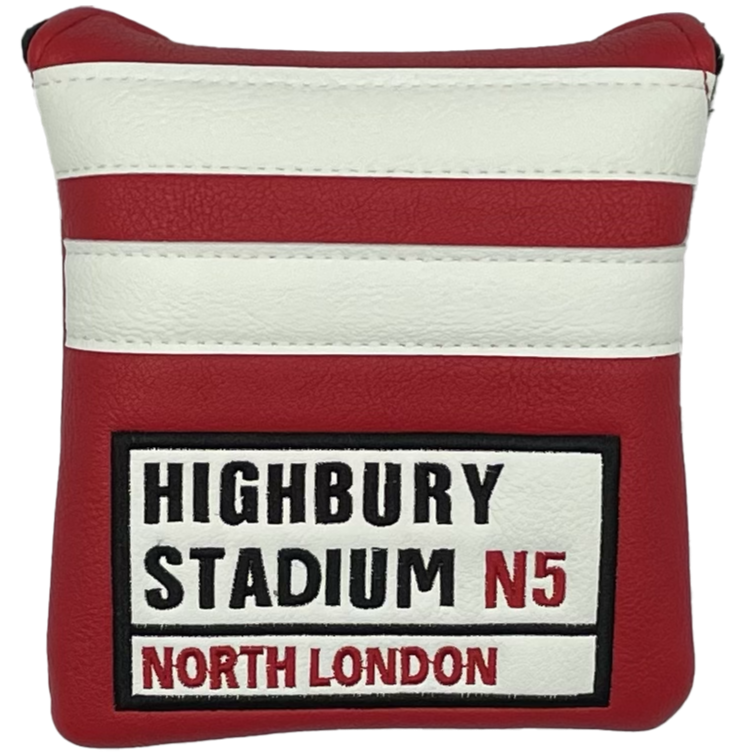 Arsenal Putter Arsenal (Highbury) Mallet Putter Cover – ELG Golf