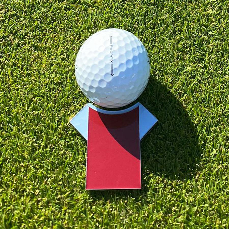 Claret & Blue Golf Ball Marker