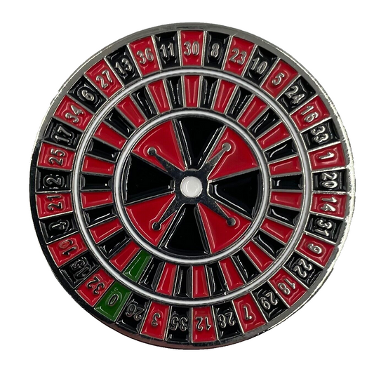 Golf Ball Marker - Roulette Wheel