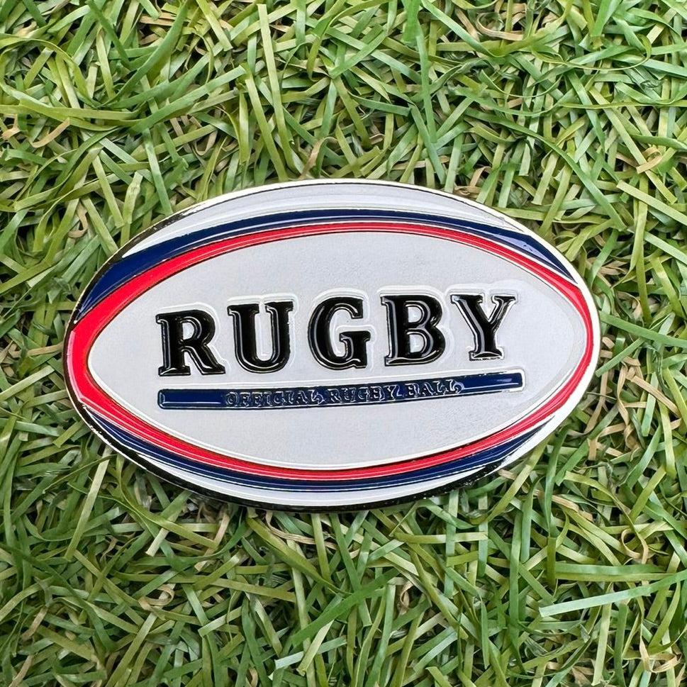 Rugby Ball - Golf Ball Marker