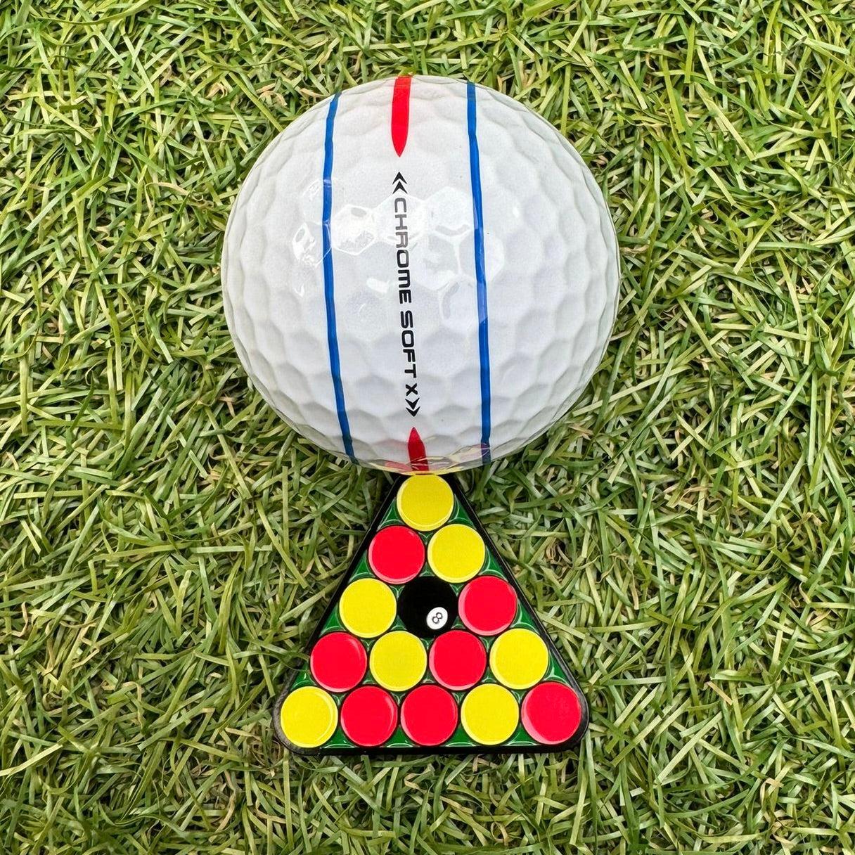 Snooker Balls - Golf Ball Marker